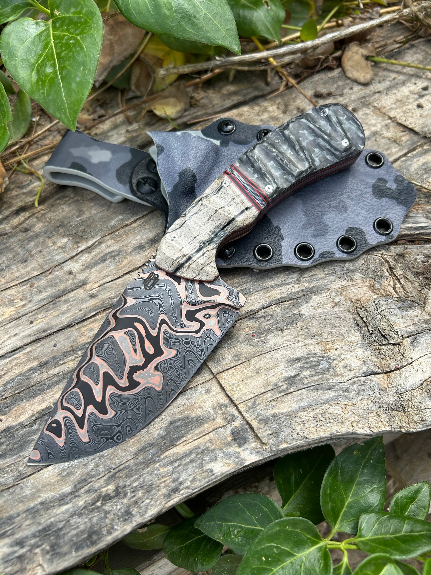 Custom Damascus K2