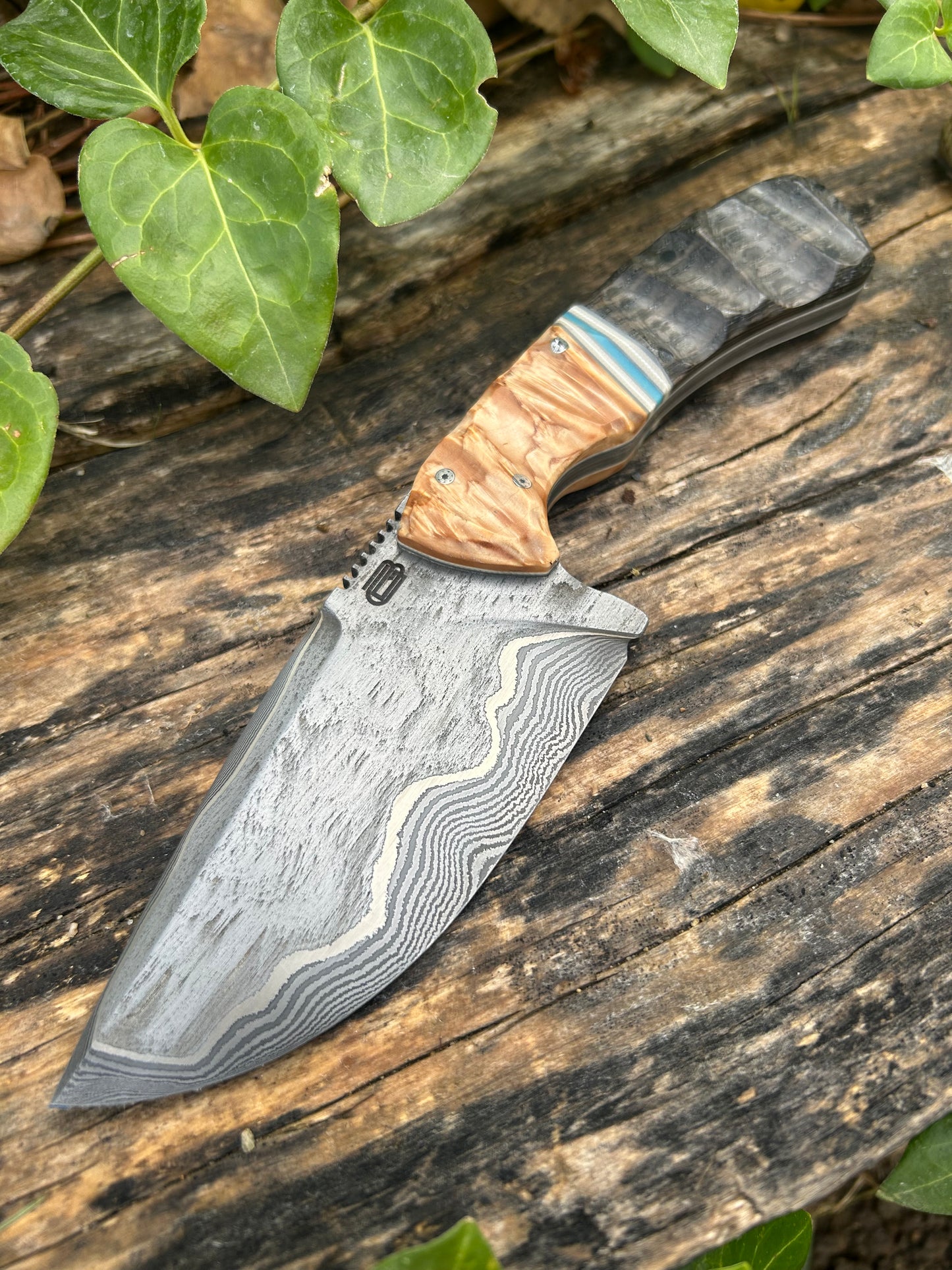 Custom Damascus K2