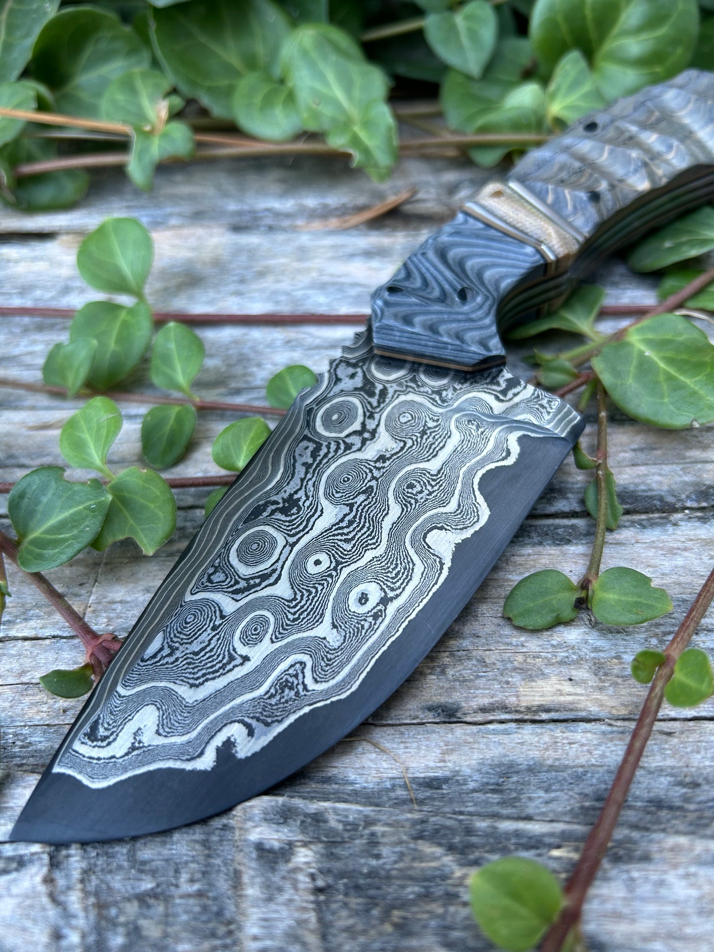 Custom Damascus K2