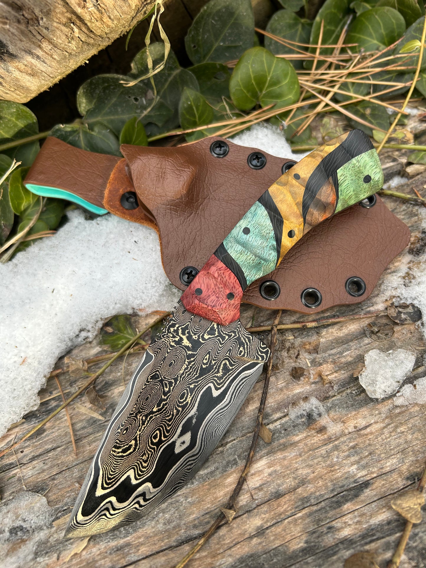 Custom Damascus K2